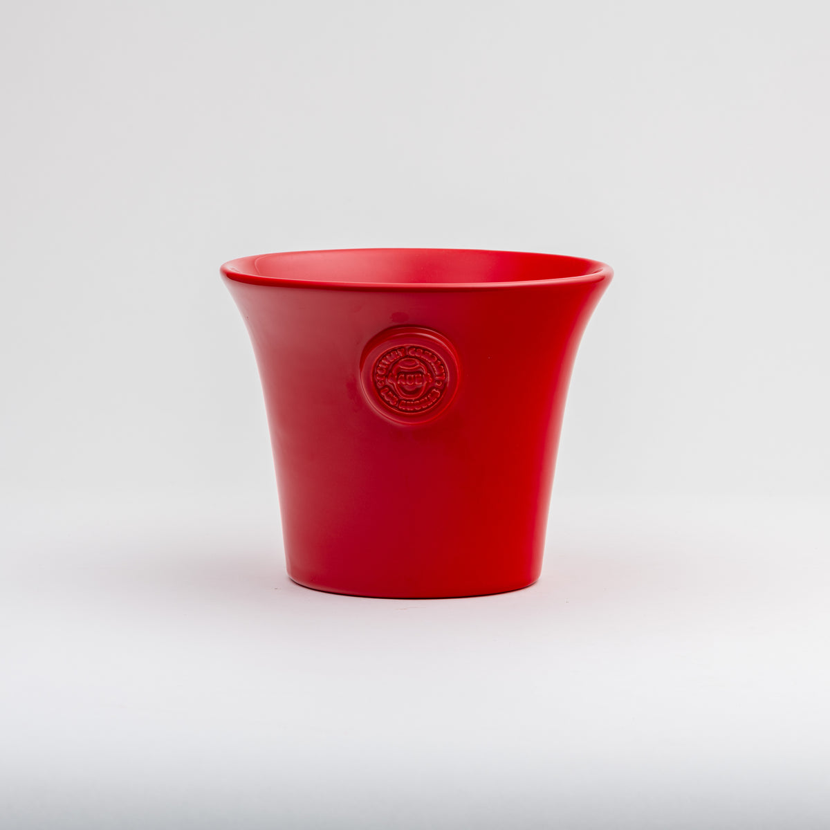 Spanish Flowerpot 9 Inch - Poppy Red