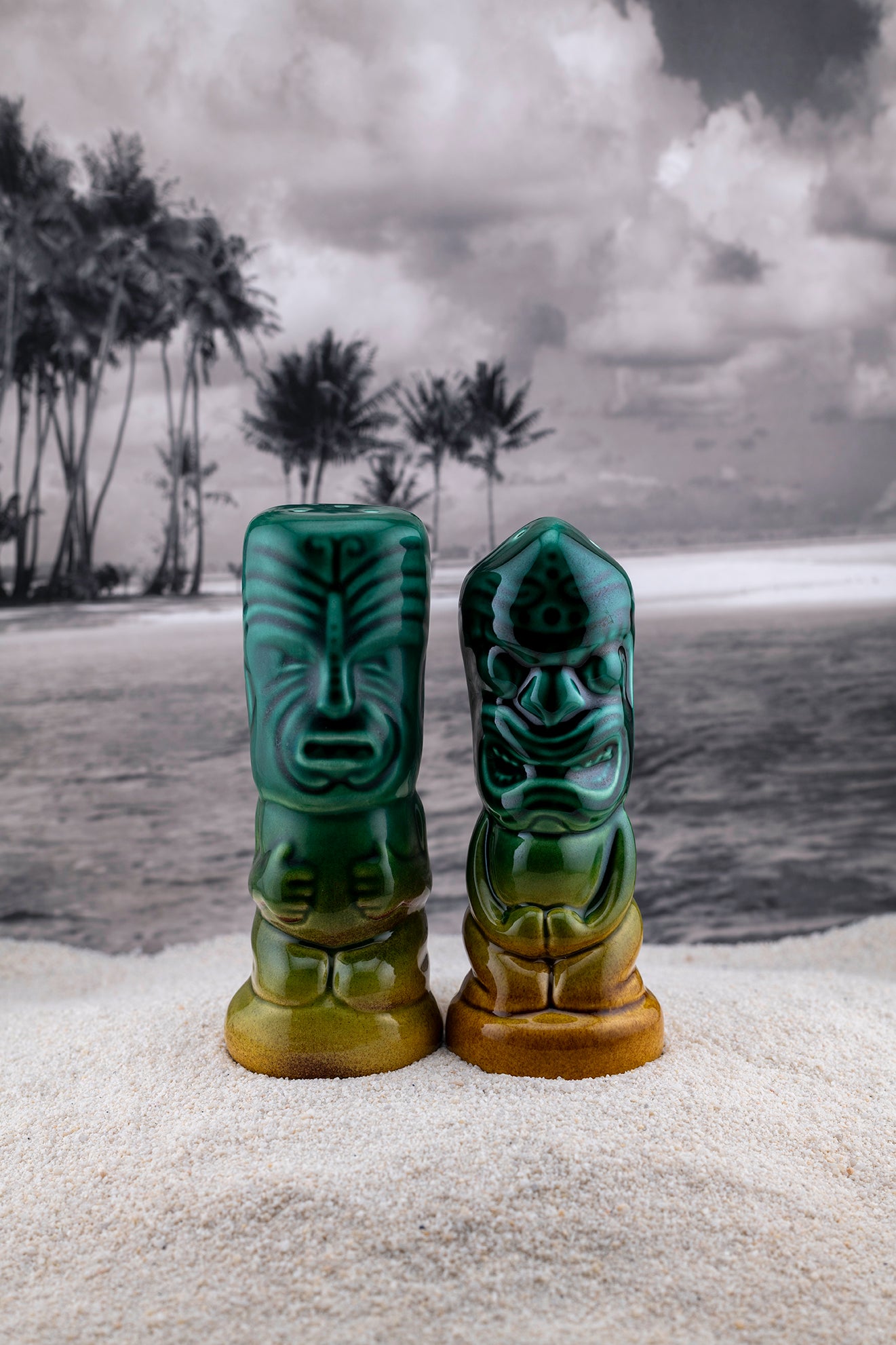 Tiki Salt & Pepper Shakers