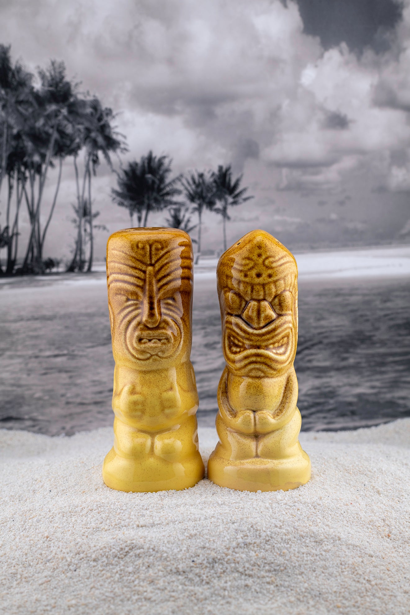 Tiki Salt & Pepper Shakers