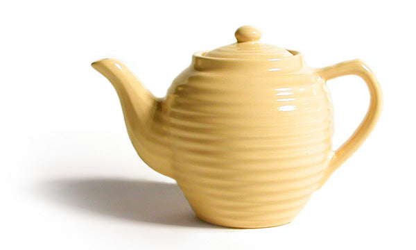 Bauer Ringware Teapot Butter Cream