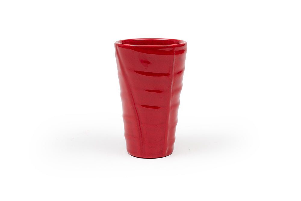 Madagascar Bud Vase - Poppy Red