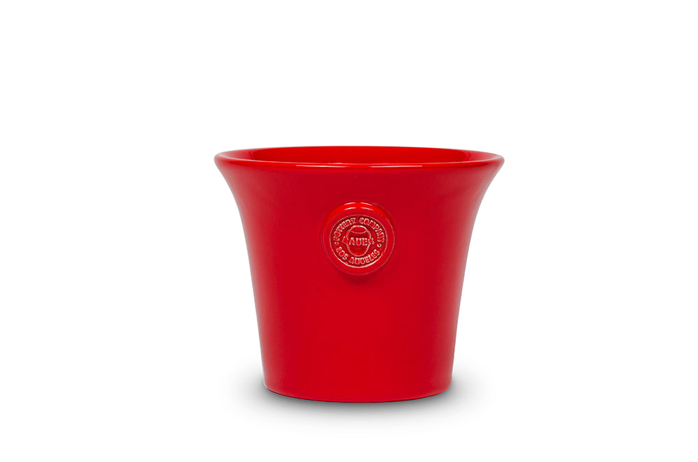 Spanish Flowerpot 9 Inch - Poppy Red